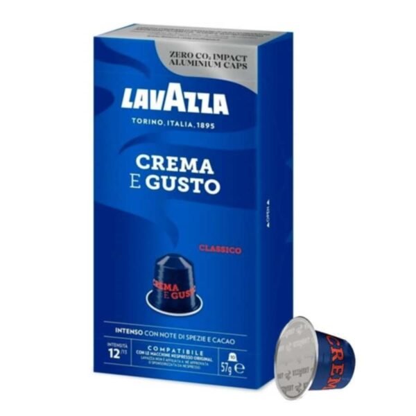 Lavazza Crema e Gusto كبسولات – نكهة إيطالية كريمية متوافقة مع Nespresso