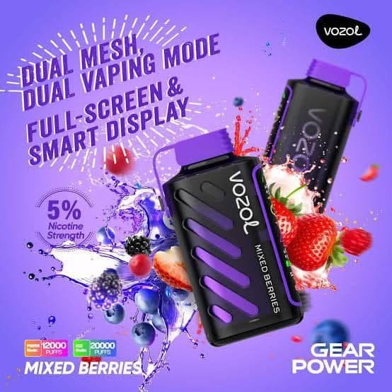 Vozol 20K Puff Mixed Berry 5%