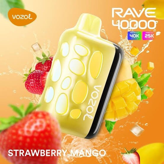 VOZOL RAVE 40K Strawberry Mango 5% Nic