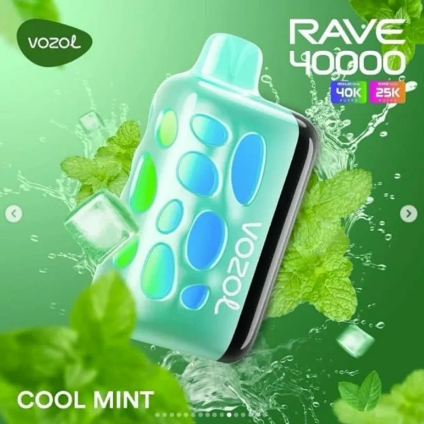 VOZOL RAVE 40K Cool Mint 5% Nic