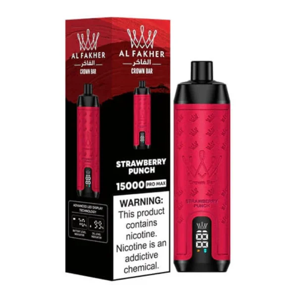 Al FAKHER CROWN BAR 15K Strawberry Punch 5%