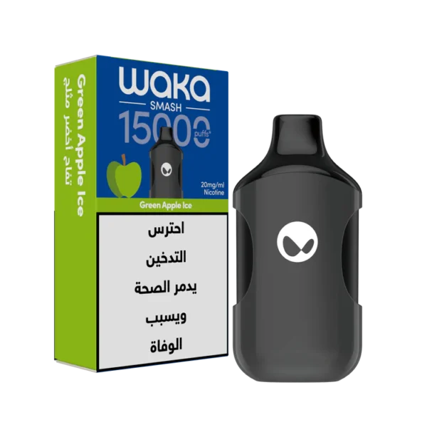Second image of WAKA SMASH 15K Green Apple Ice 2%
