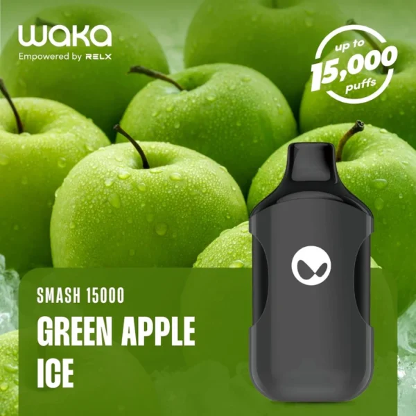 WAKA SMASH 15K Green Apple Ice 2%