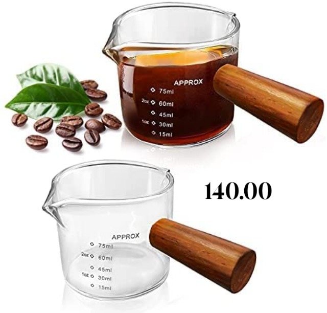 كوب قياس زجاجي 75 ملي