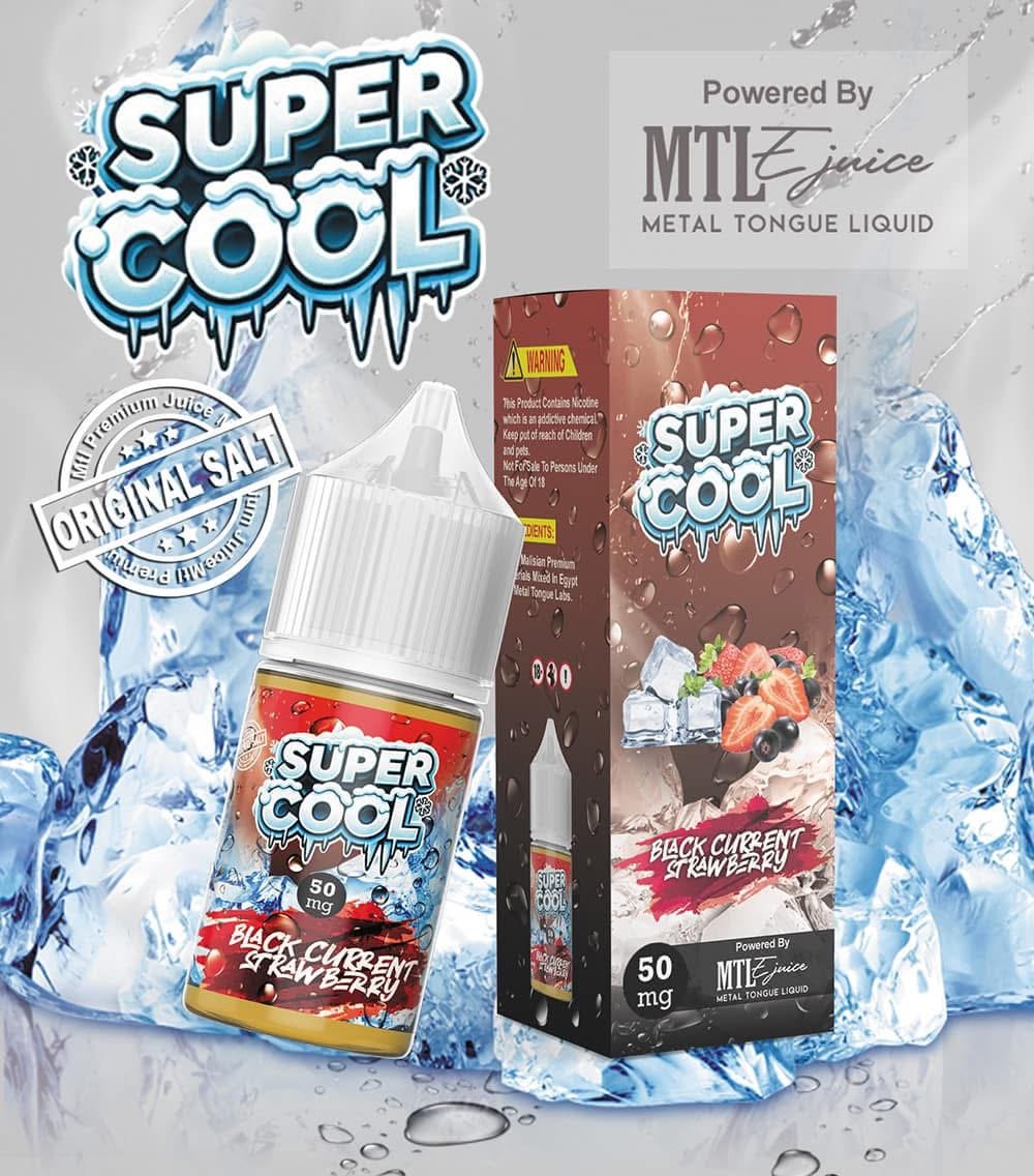 Super Cool Black currant Strawberry | سوبركول كشمش اسود فراولة