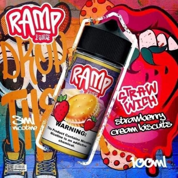 RAMP STRAWBERRY WICH| رامب بسكويت فراولة