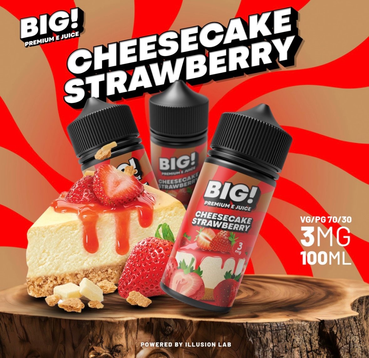 BIG CHEESECAKE STRAWBERRY | بيج تشيز كيك فراولة