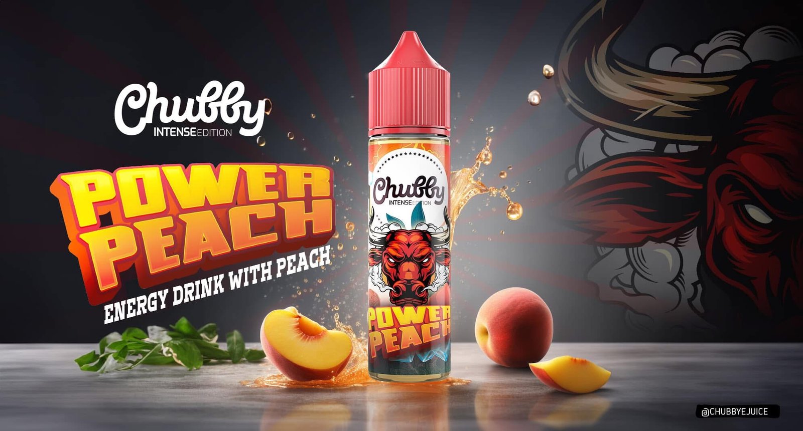 CHUBBY POWER PEACH | شابي مشروب طاقة خوخ