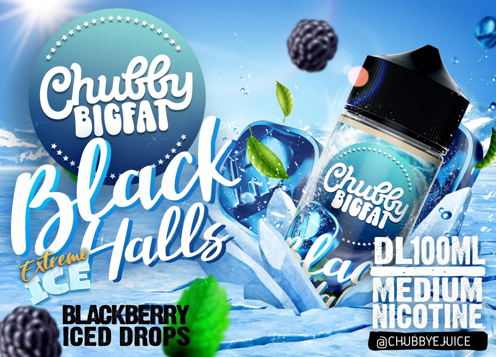 CHUBBY BLACKBERRY ICE | شابي توت اسود ساقع