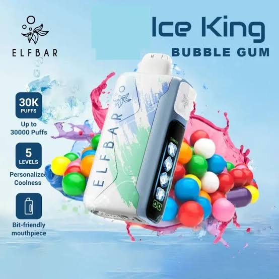 Elfbar Ice King 30K Bubble Gum Disposable | لبان