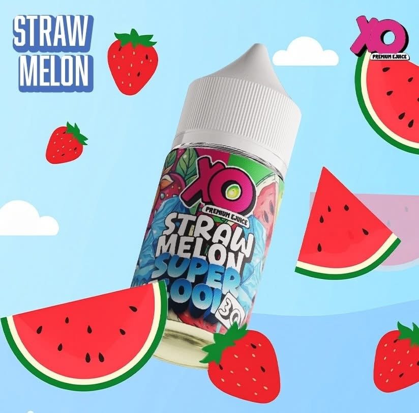 XO STRAW WATERMELON SUPERCOOL | اكس او فراوله بطيخ ايس عالي