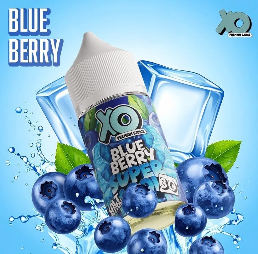 XO STRAW BLUEBERRY SUPERCOOL | اكس او بلو بيري ايس عالي