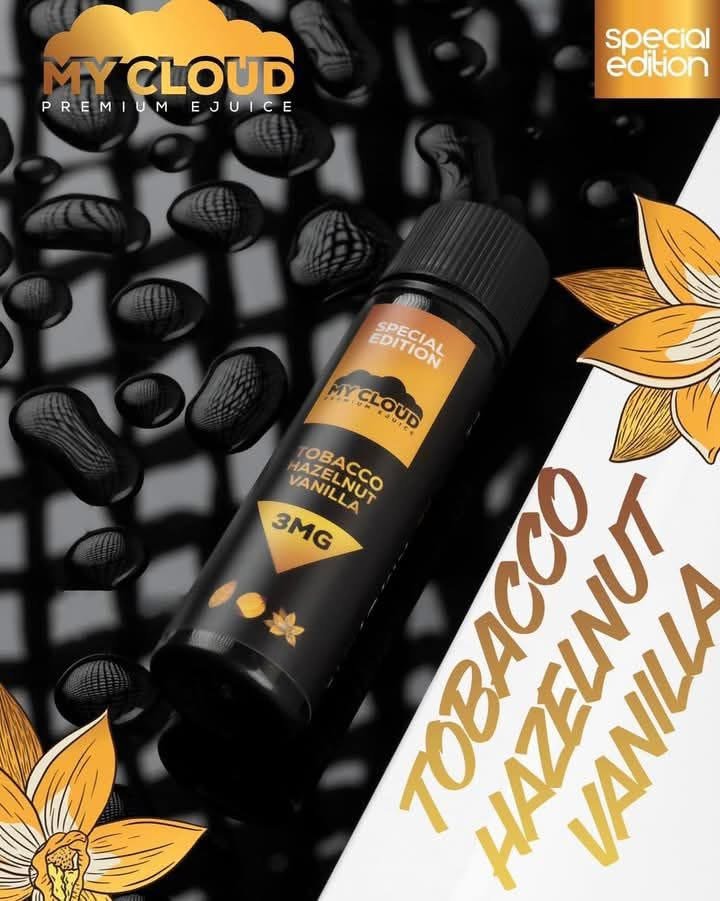 MY CLOUD Tobacco Hazelnut Vanilla | ماي كلاود توباكو بندق فانيليا