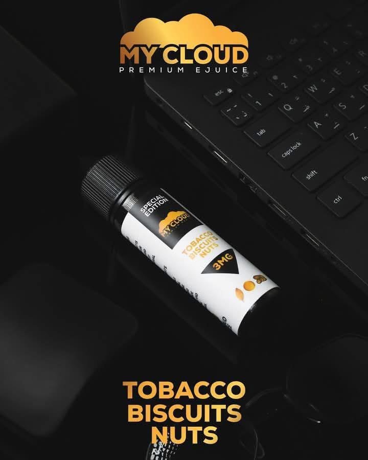 MY CLOUD TOBACCO BISCUITS NUTS| ماي كلاود توباكو بسكوت مكسرات