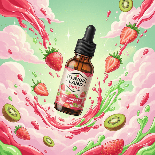Flavor Land Shots " Strawberry Kiwi " | فراوله كيوى فلايفر شوت