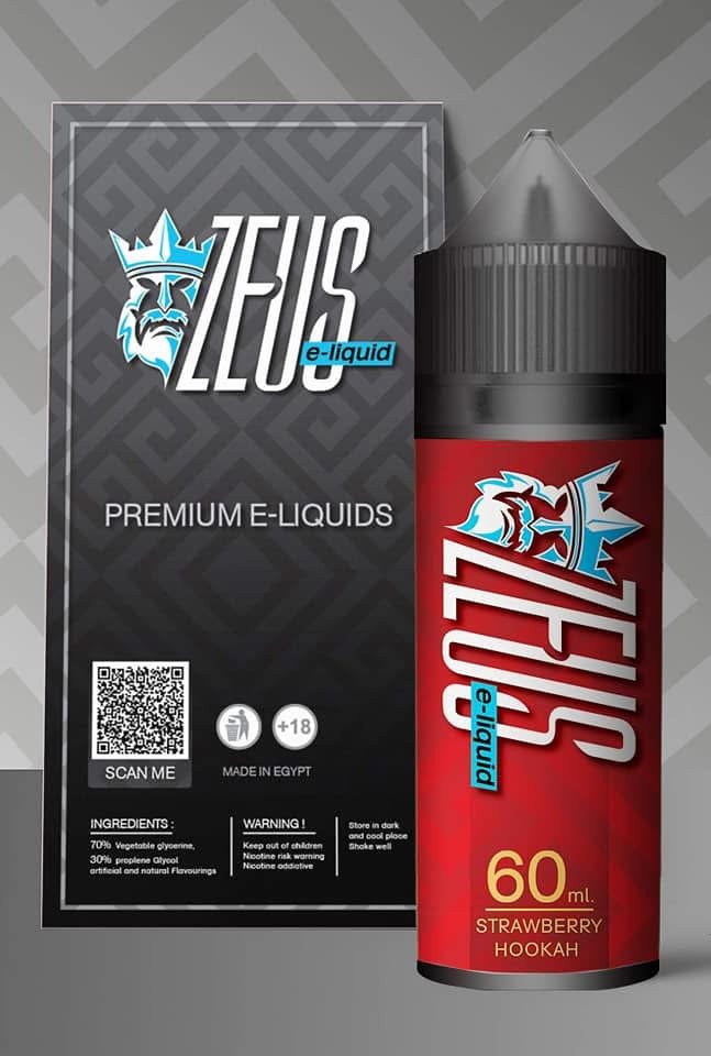 ZEUS STRAWBERRY HOOKAH| زيوس شيشة فراولة