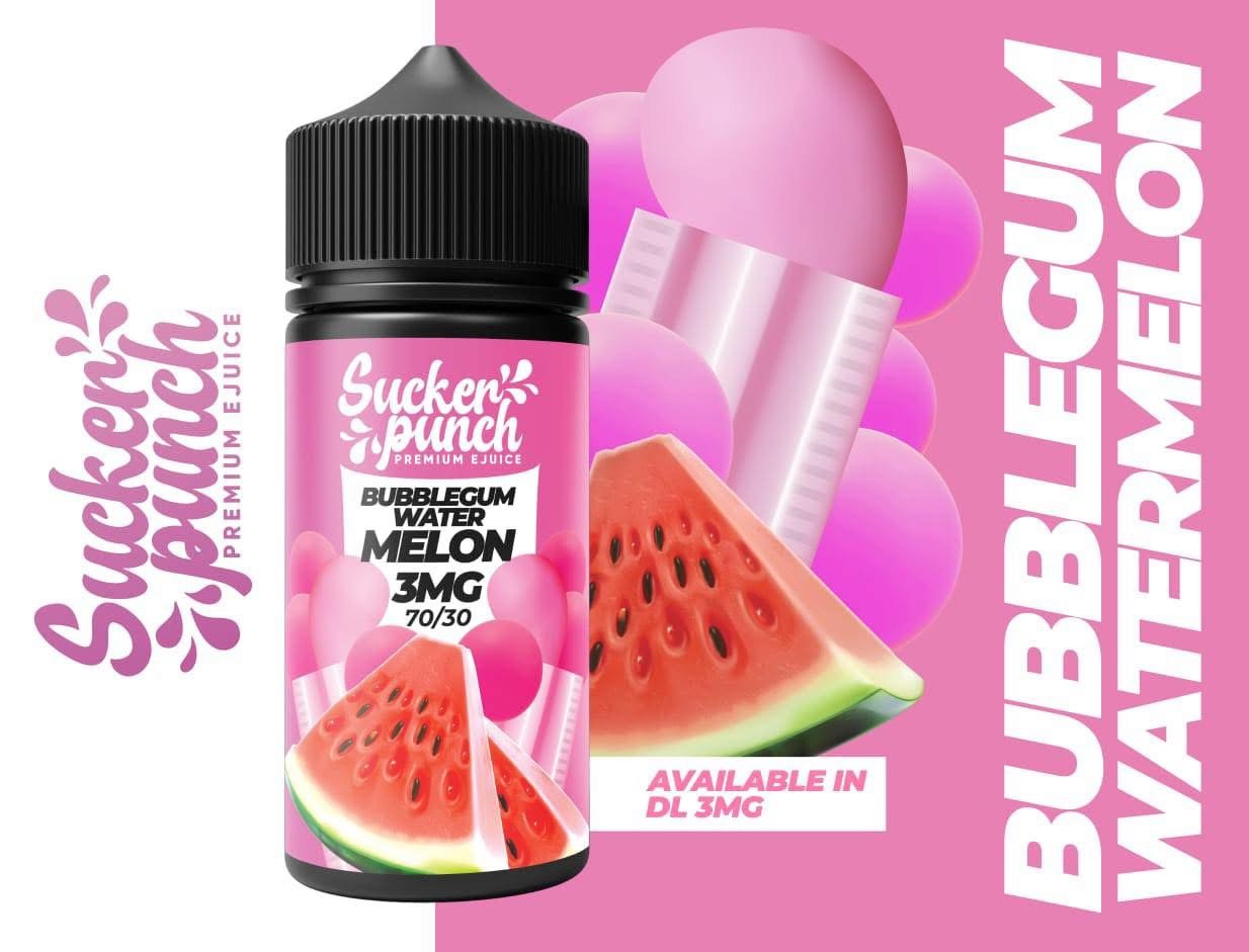 SUCKER PUNCH BUBBLEGUM WATERMELON | ساكر بانش لبان بطيخ