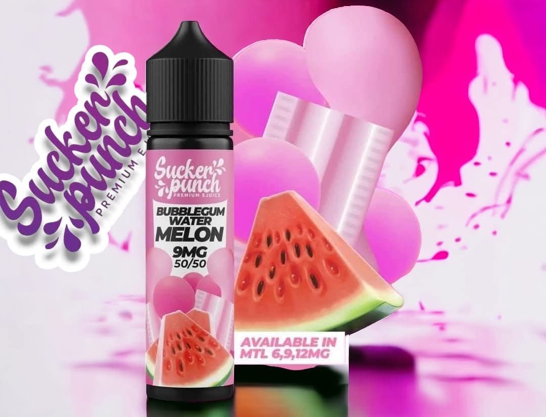 Second image of SUCKER PUNCH BUBBLEGUM WATERMELON | ساكر بانش لبان بطيخ