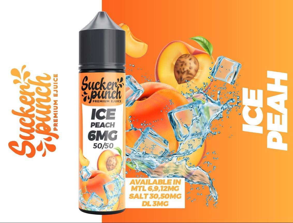 SUCKER PUNCH ICE PEACH | ساكر بانش خوخ ساقع