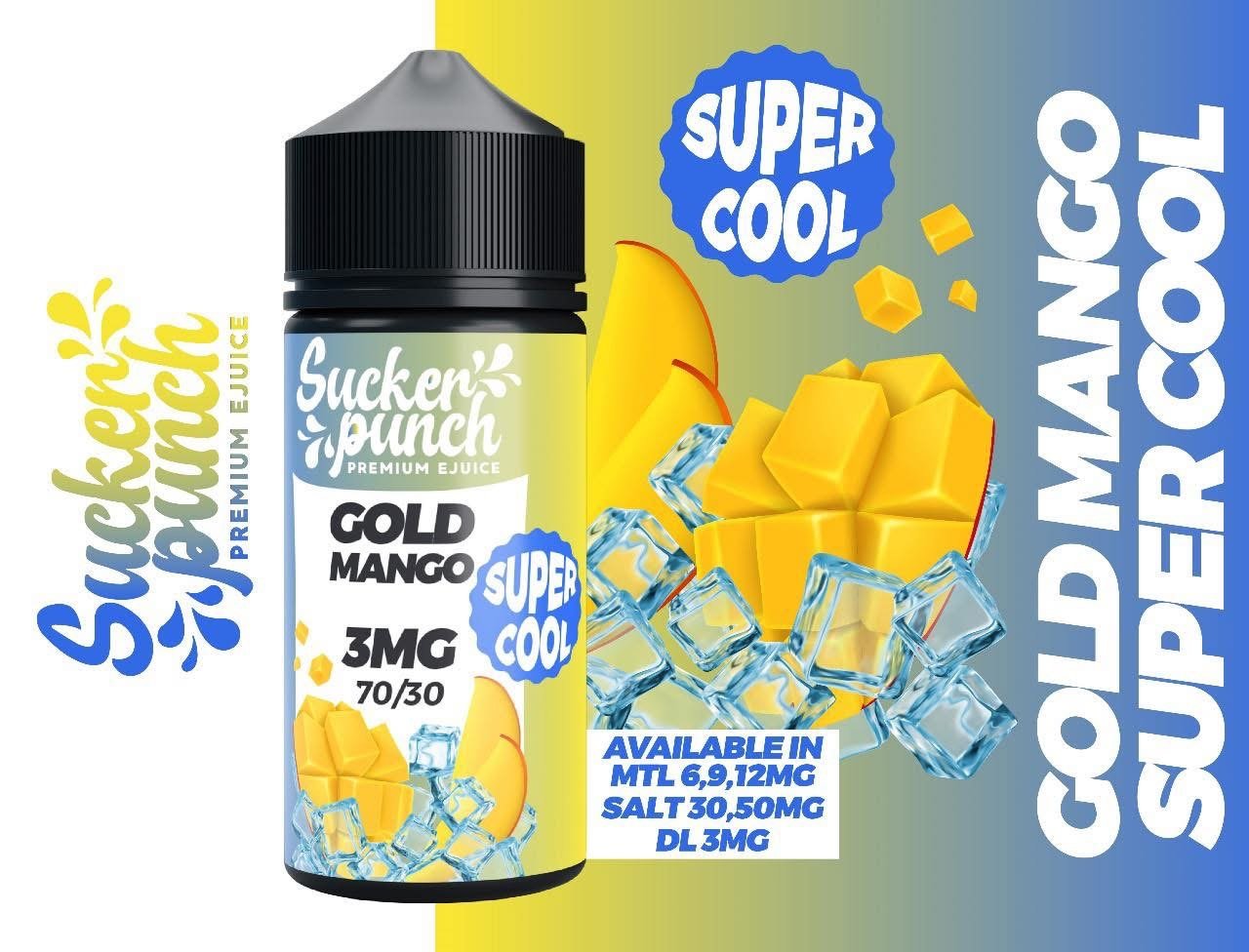 SUCKER PUNCH GOLD MANGO SUPER COOL| ساكر بانش مانجا جولد سوبر كول