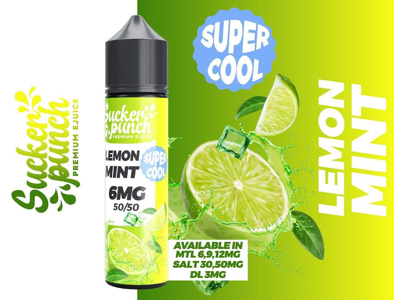 Second image of SUCKER PUNCH LEMON MINT SUPER COOL | ساكر بانش ليمون نعناع سوبر ايس
